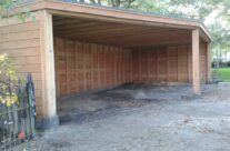 Douglas carport voor 3 auto’s