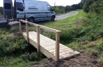 Landschapsinrichting eiken brug